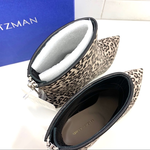 NIB Stuart Weitzman cheetah print calf hair boots - Picture 14 of 15